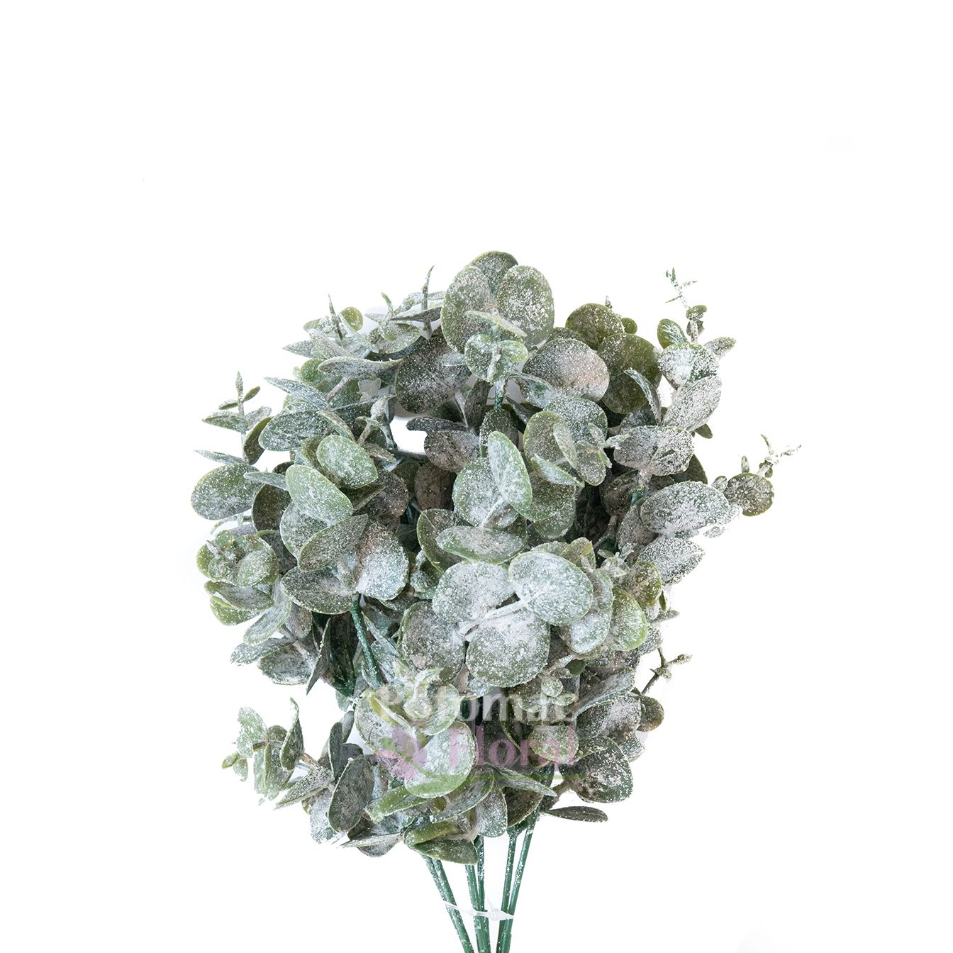 Silk Frosted Eucalyptus Bush x 7 Potomac Floral Wholesale